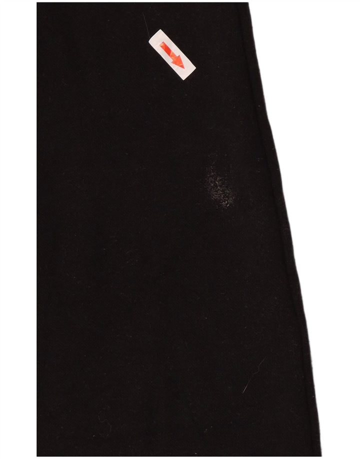 Zara Womens High Waist Maxi Skirt Medium W30 Black Polyester