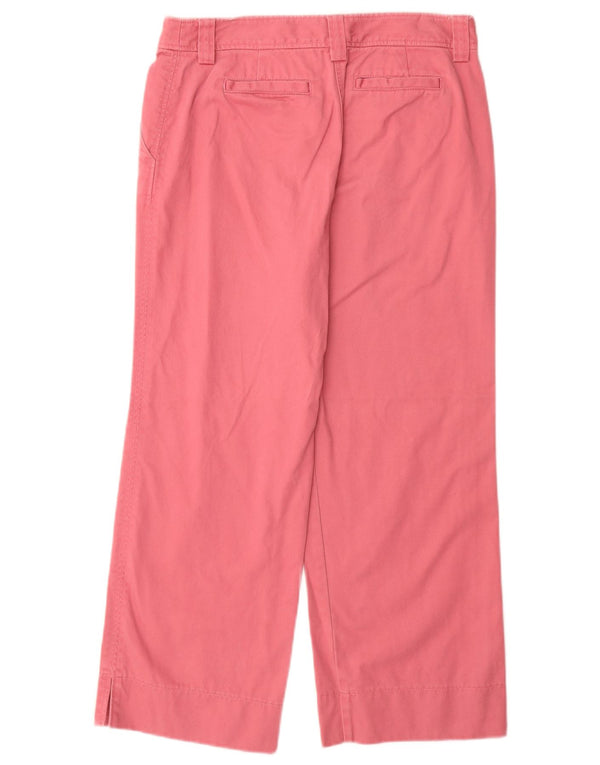 J. CREW Womens Straight Chino Trousers US 4 Small W28 L26 Pink Cotton