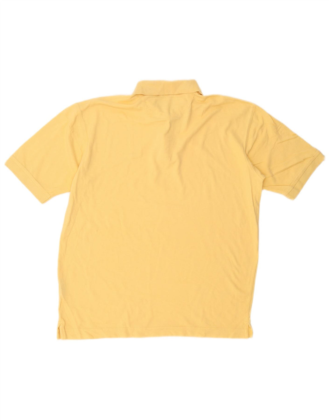 Dockers Mens Polo Shirt Medium Yellow Cotton