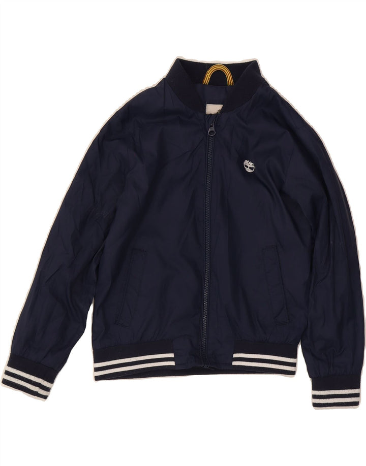 TIMBERLAND Boys Tracksuit Top Jacket 5-6 Years Navy Blue Polyester Vintage Timberland and Second-Hand Timberland from Messina Hembry 