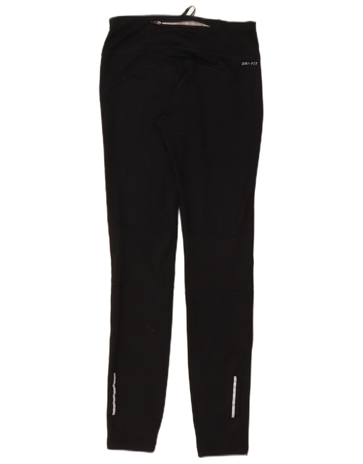 NIKE Womens Dri Fit Leggings UK 6 XS  Black Polyester