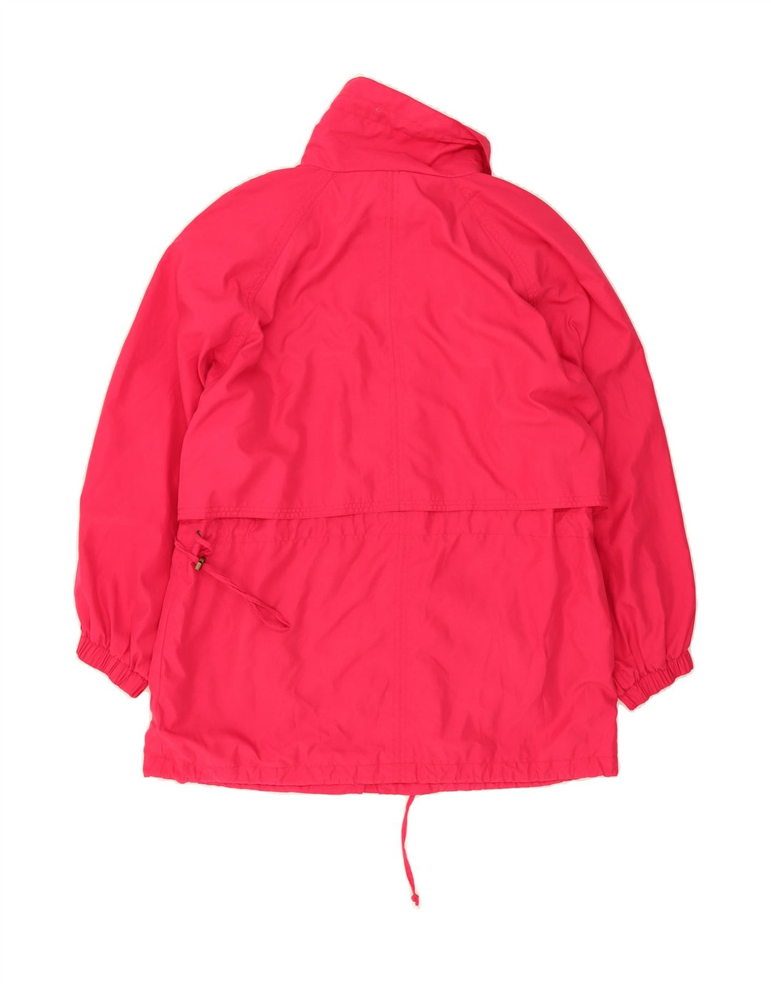 VINTAGE Womens Oversized Raincoat UK 16 Large  Pink Polyester Vintage Vintage and Second-Hand Vintage from Messina Hembry 