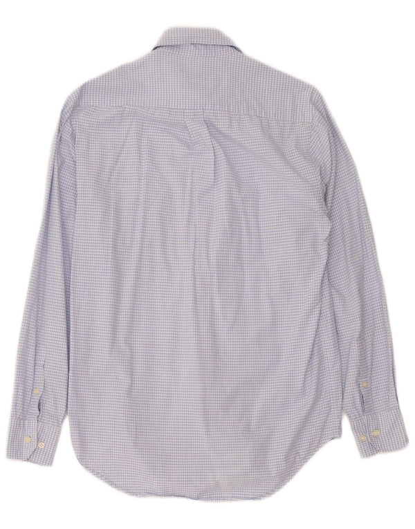 Dack's Mens Shirt Small Blue Gingham