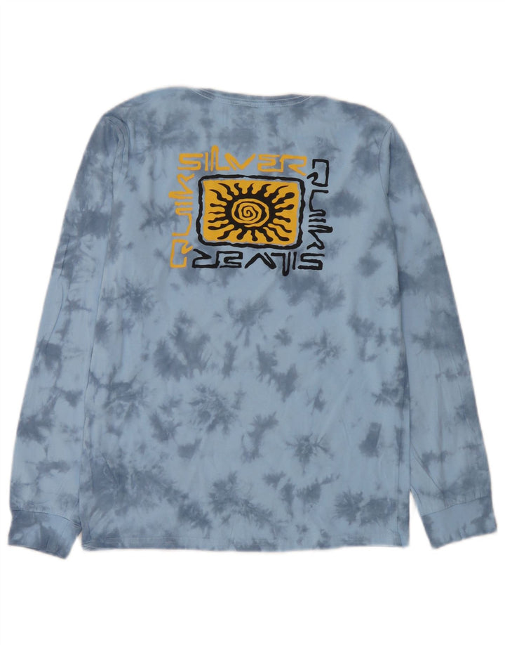 Quiksilver Boys Regular Fit Pullover Tracksuit Top 13-14 Years Blue Tie Dye