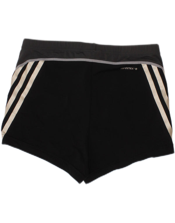 ADIDAS Boys Sport Shorts 15-16 Years  Black Polyester