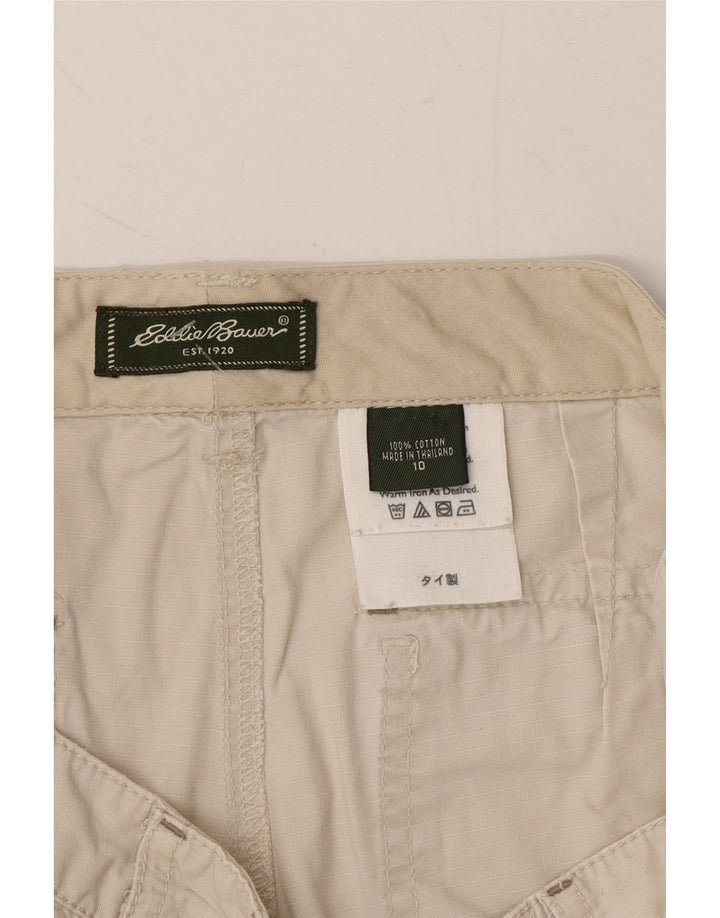 EDDIE BAUER Womens Cargo Shorts US 10 Large W32 Grey Cotton Vintage Eddie Bauer and Second-Hand Eddie Bauer from Messina Hembry 