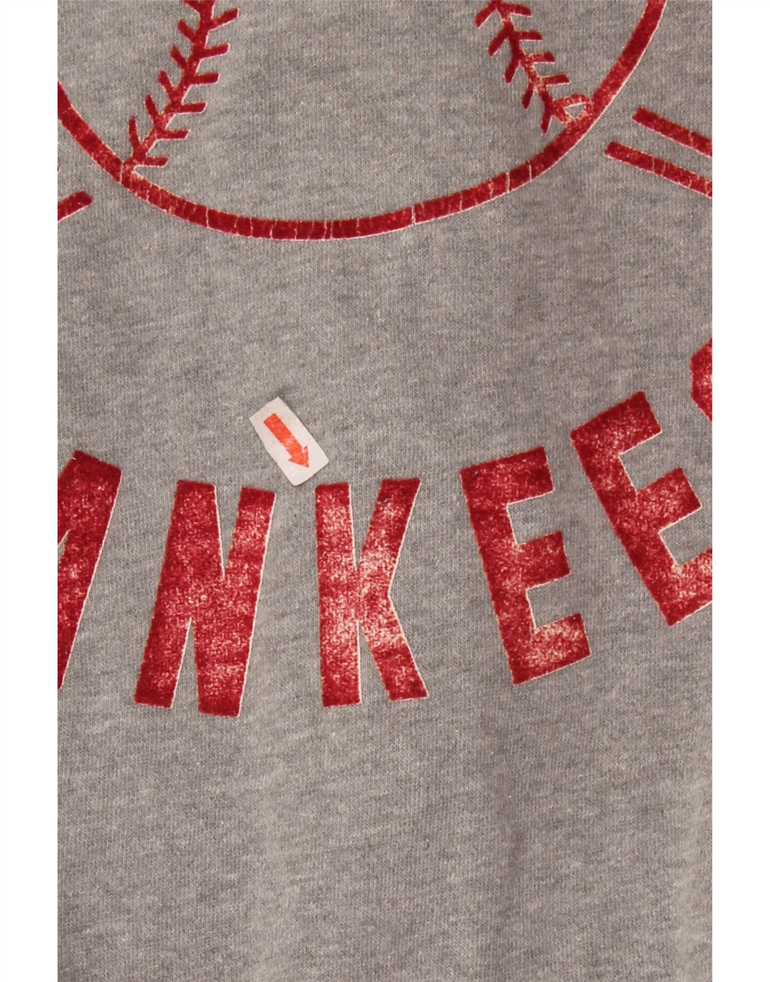 MAJESTIC Womens New York Yankees Zip Hoodie Sweater UK 14 Medium Grey