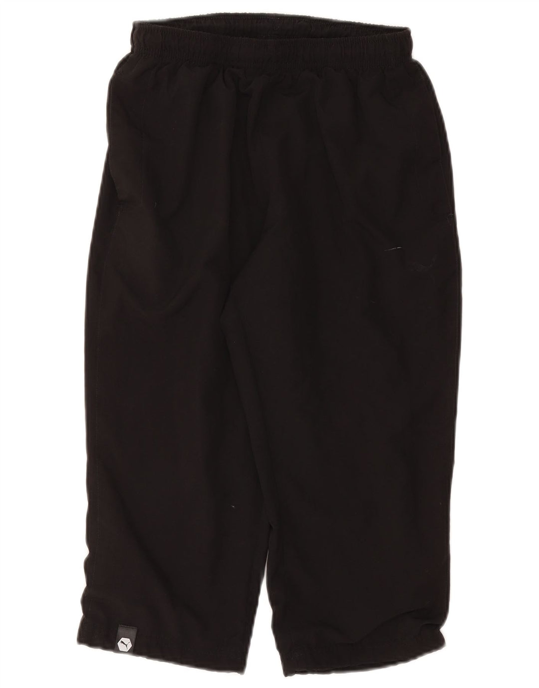 Puma Womens Graphic Capri Tracksuit Trousers UK 10 Small  Black