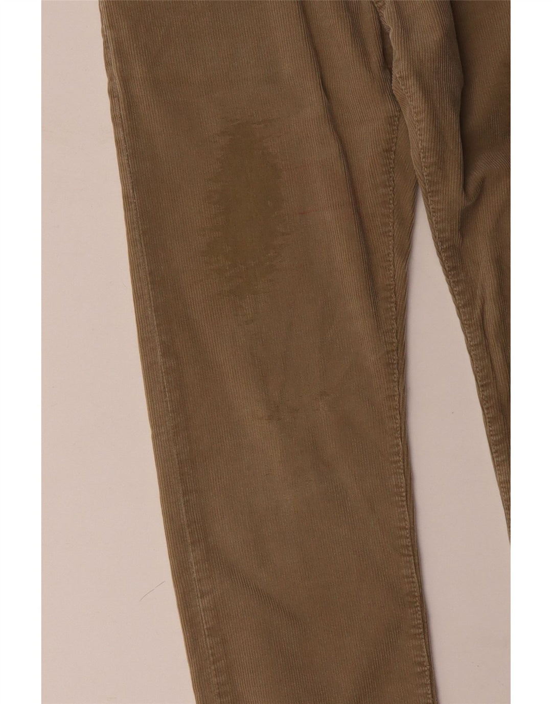 CARHARTT Mens Straight Corduroy Trousers W29 L34 Beige Polyester