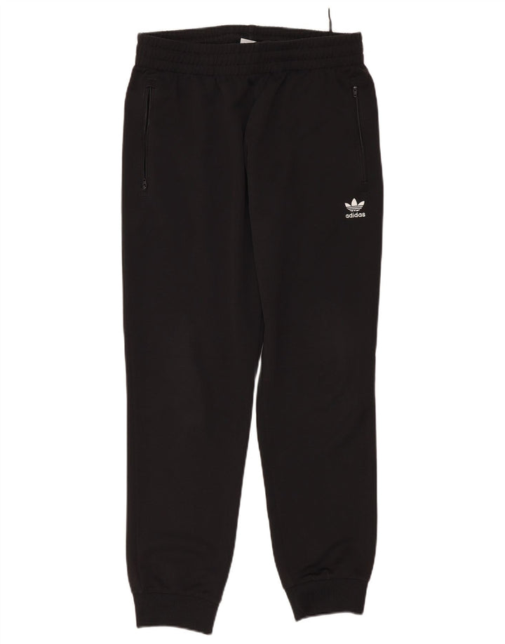 Adidas Mens Tracksuit Trousers Joggers Medium Black Polyester