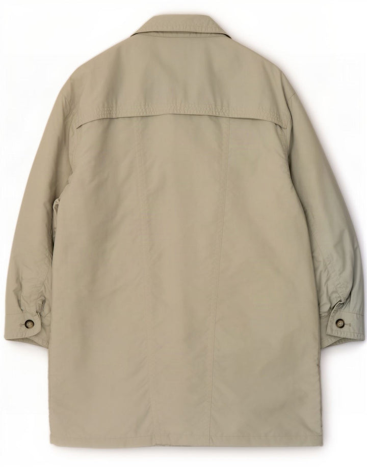 Walbusch Womens Oversized Padded Coat EU 40 Medium Green Polyamide