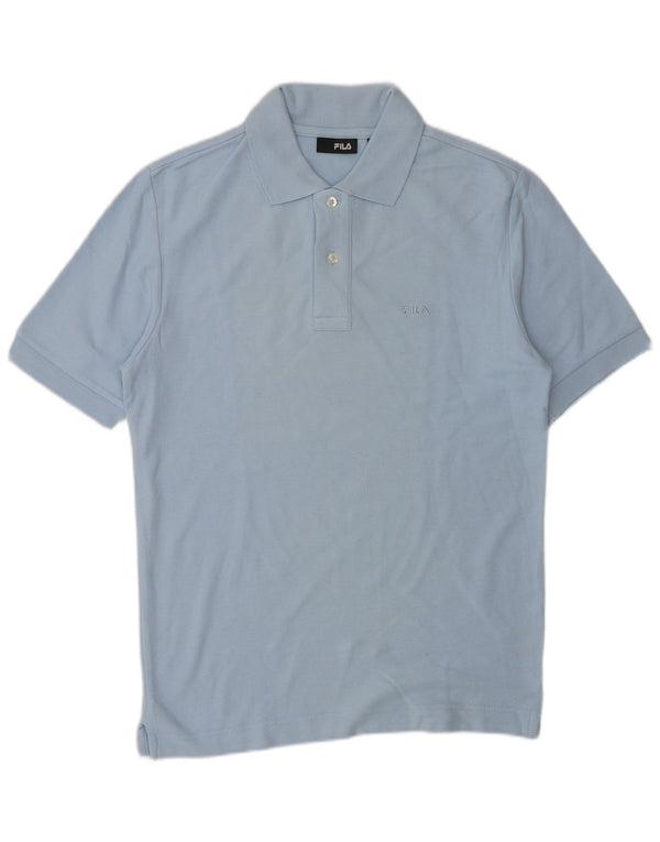 FILA Mens Polo Shirt Small Blue Cotton