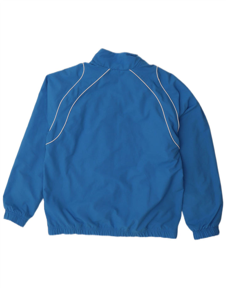 NIKE Mens Tracksuit Top Jacket UK 39/41 Medium Blue Polyester