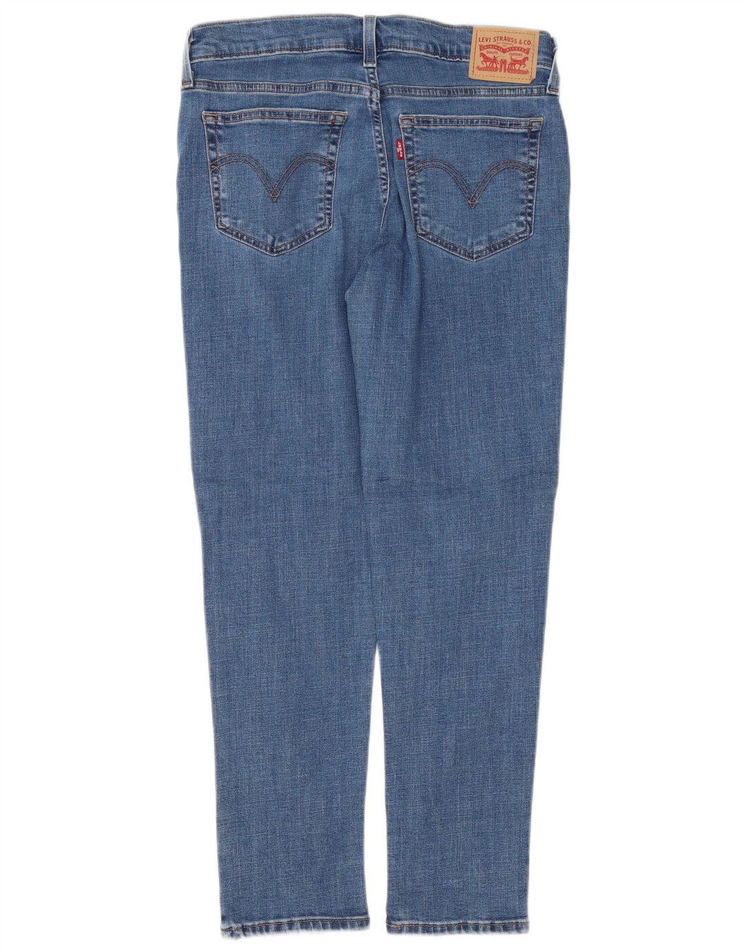 LEVI'S Womens Boyfriend Slim Jeans W27 L27 Blue Cotton