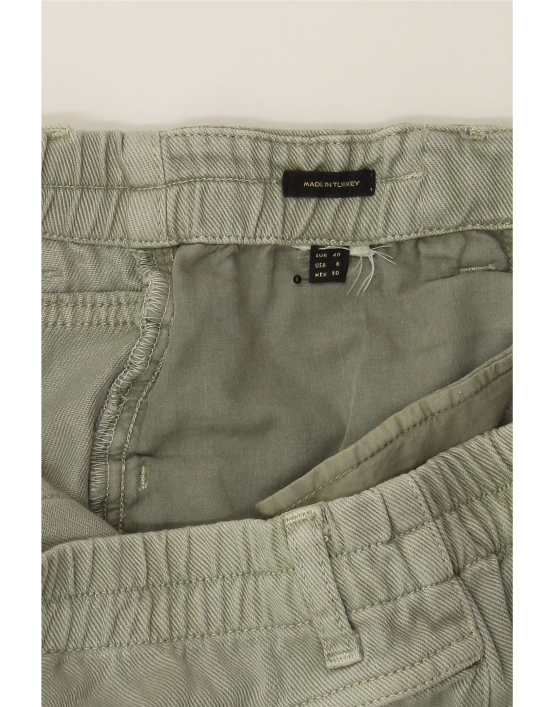MASSIMO DUTTI Womens Tapered Jeans W30 L27 Green Vintage Massimo Dutti and Second-Hand Massimo Dutti from Messina Hembry 