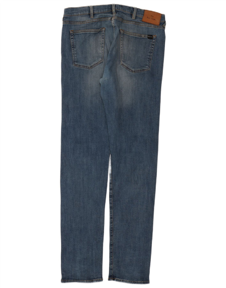 Paul Smith Mens Slim Jeans W34 L33 Blue Cotton