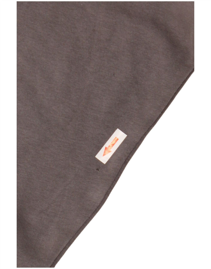 Nike Mens Graphic Sweatshirt Jumper Medium Grey Colourblock Cotton