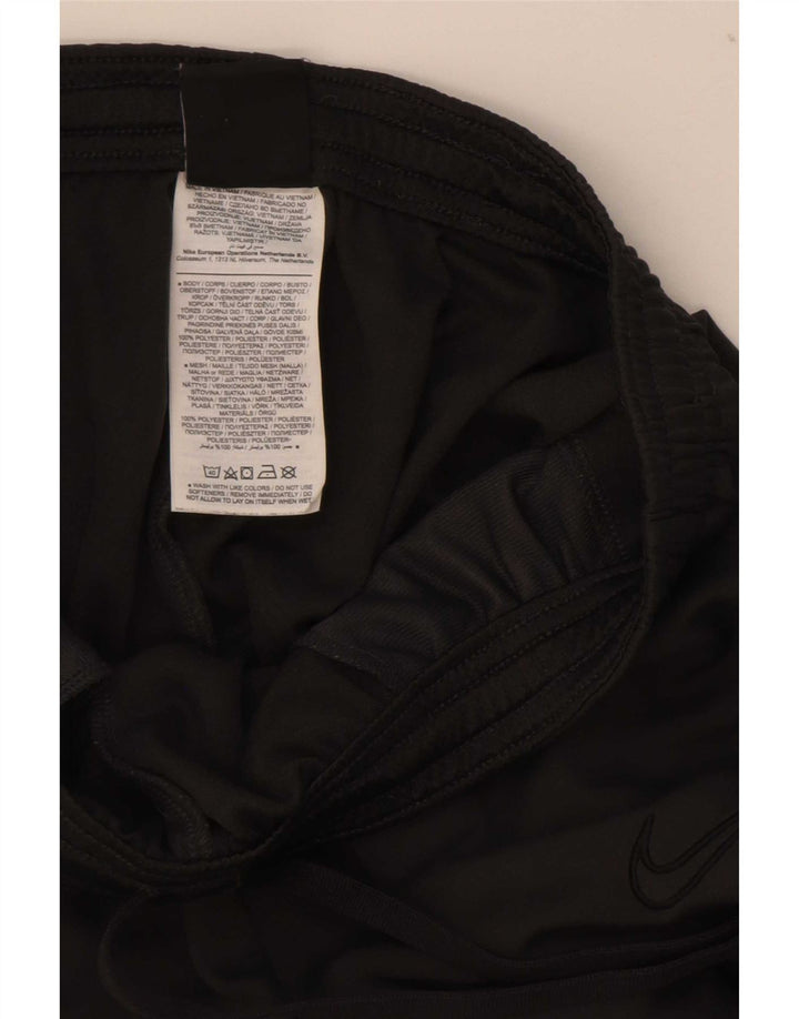 Nike Mens Dri Fit Tracksuit Trousers Small Black Colourblock Polyester