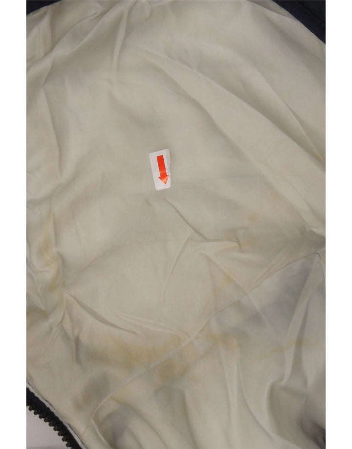 JACK & JONES Mens Hooded Padded Jacket UK 40 Large Navy Blue Polyester