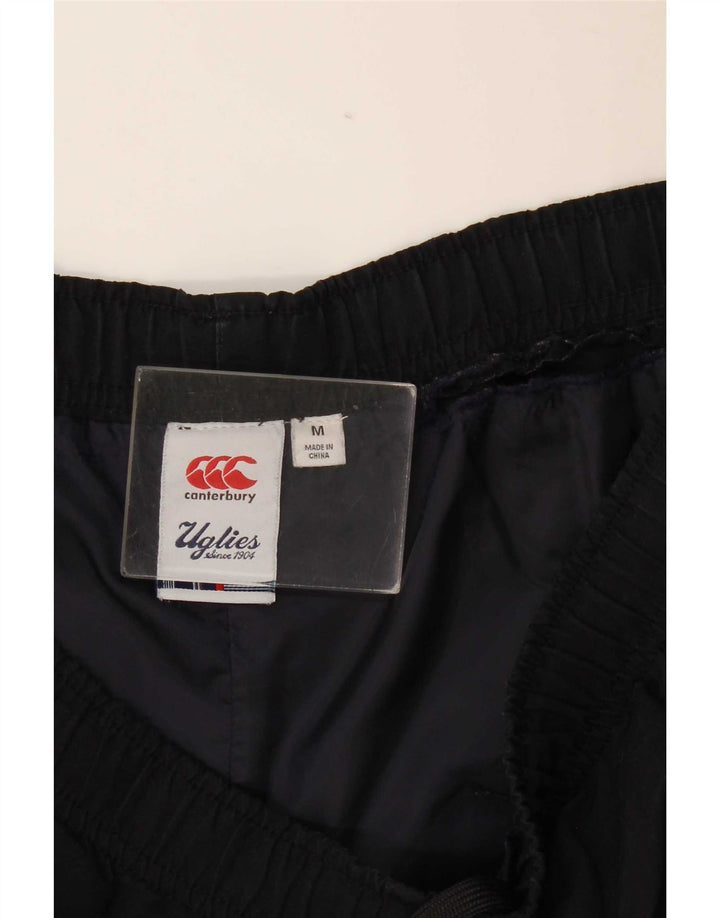 Canterbury Mens Graphic Tracksuit Trousers Medium Black