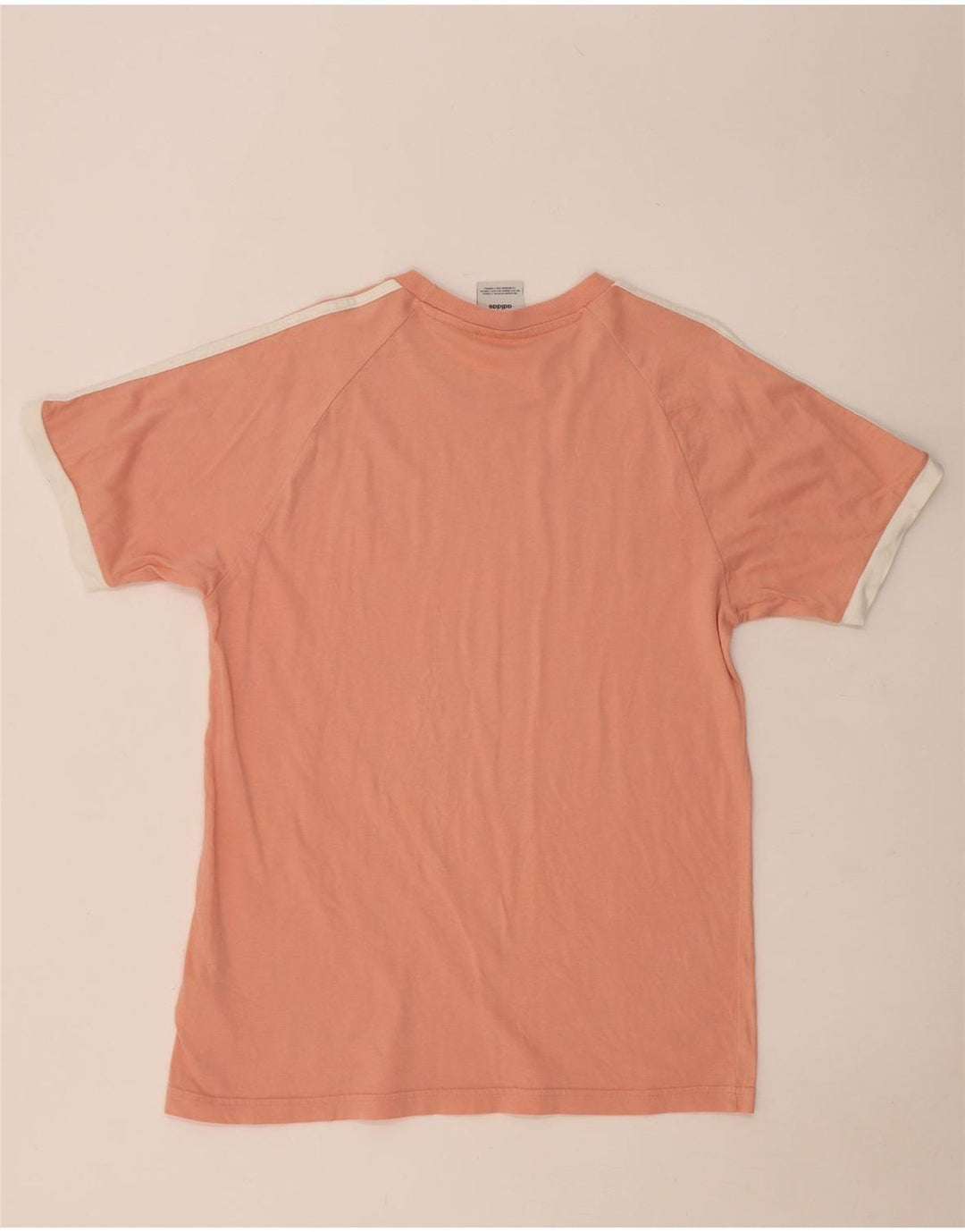 Adidas Womens T-Shirt Top UK 14 Medium Pink Cotton