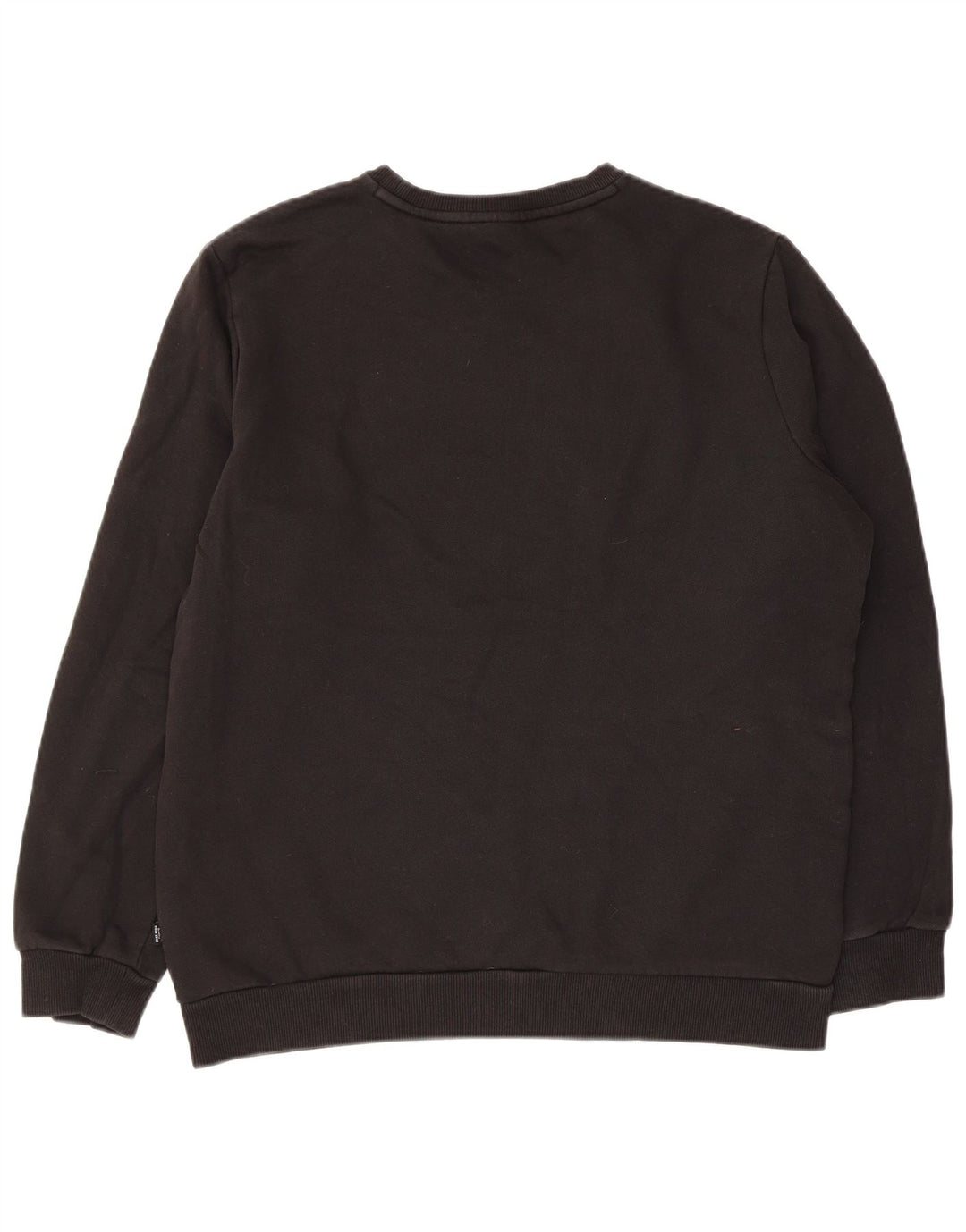 Puma Mens Sweatshirt Jumper Medium Black Cotton