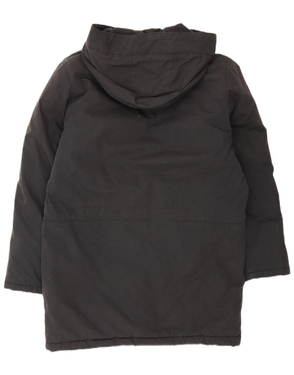Carhartt Mens Tropper Hooded Parka Jacket UK 34 XS Black Polyester