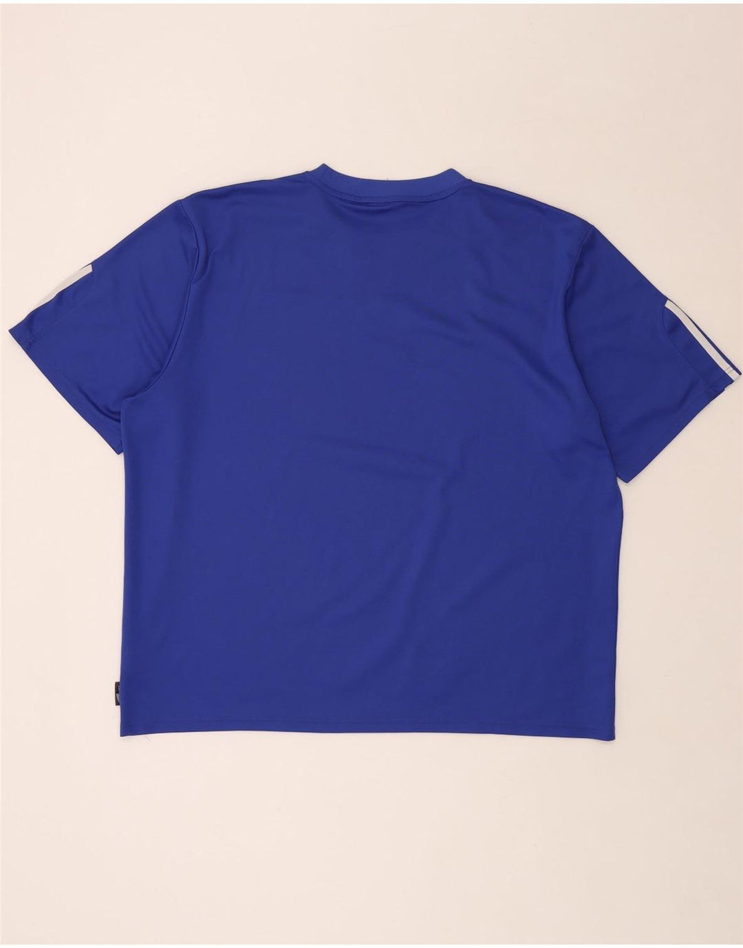 ADIDAS Mens Climalite T-Shirt Top 2XL Blue Polyester