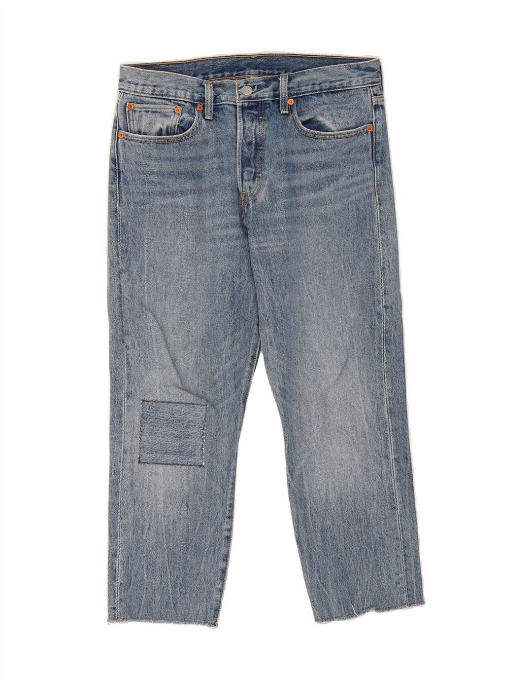 LEVI'S Womens Cropped Jeans W30 L24  Blue Cotton Vintage Levi's and Second-Hand Levi's from Messina Hembry 