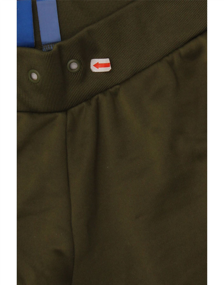 ADIDAS Womens Tracksuit Trousers Joggers UK 10 Small Khaki Polyester