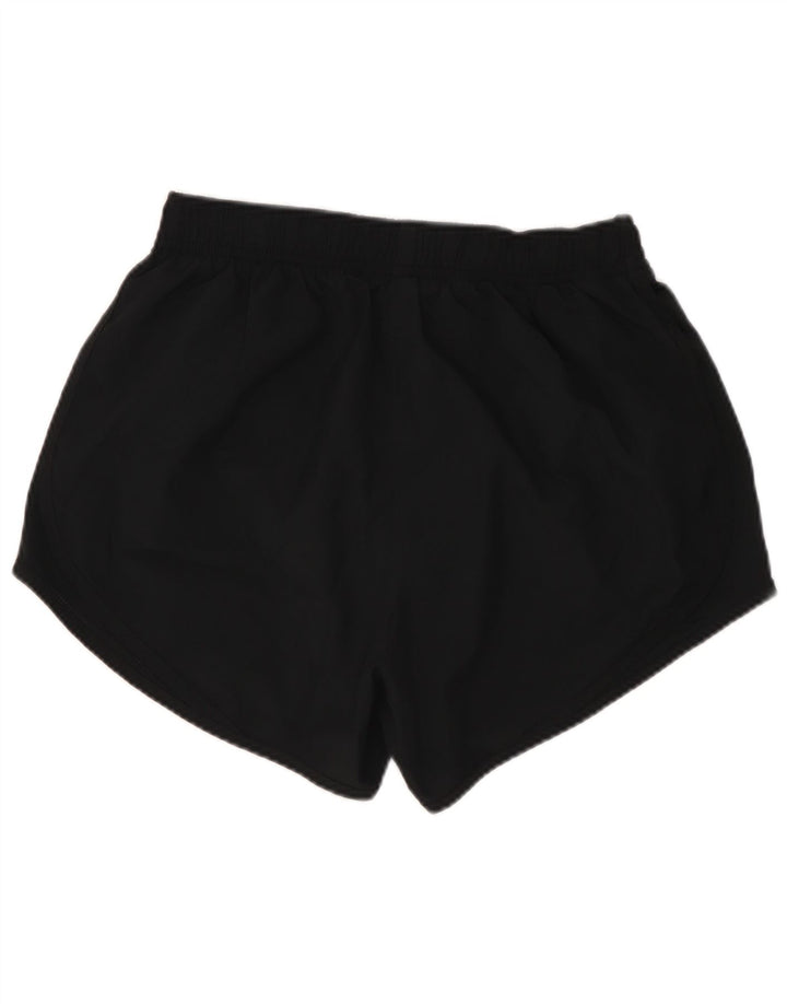 NIKE Womens Dri Fit Sport Shorts UK 10 Small Black Polyester