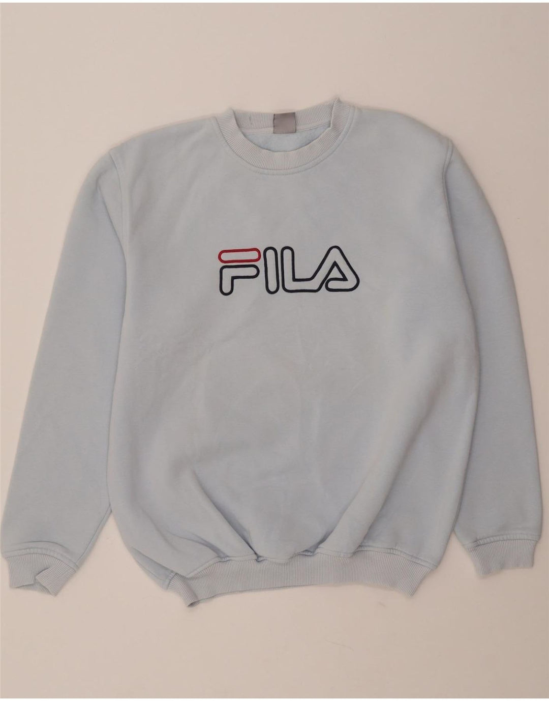 FILA Mens Graphic Sweatshirt Jumper Medium Blue Cotton