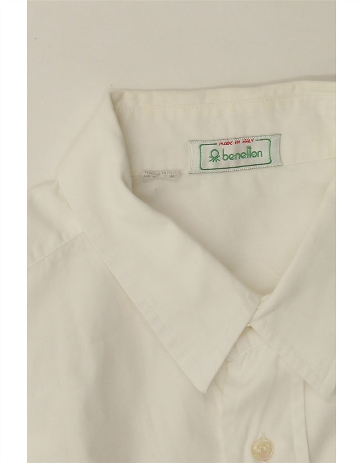 BENETTON Mens Shirt XL White
