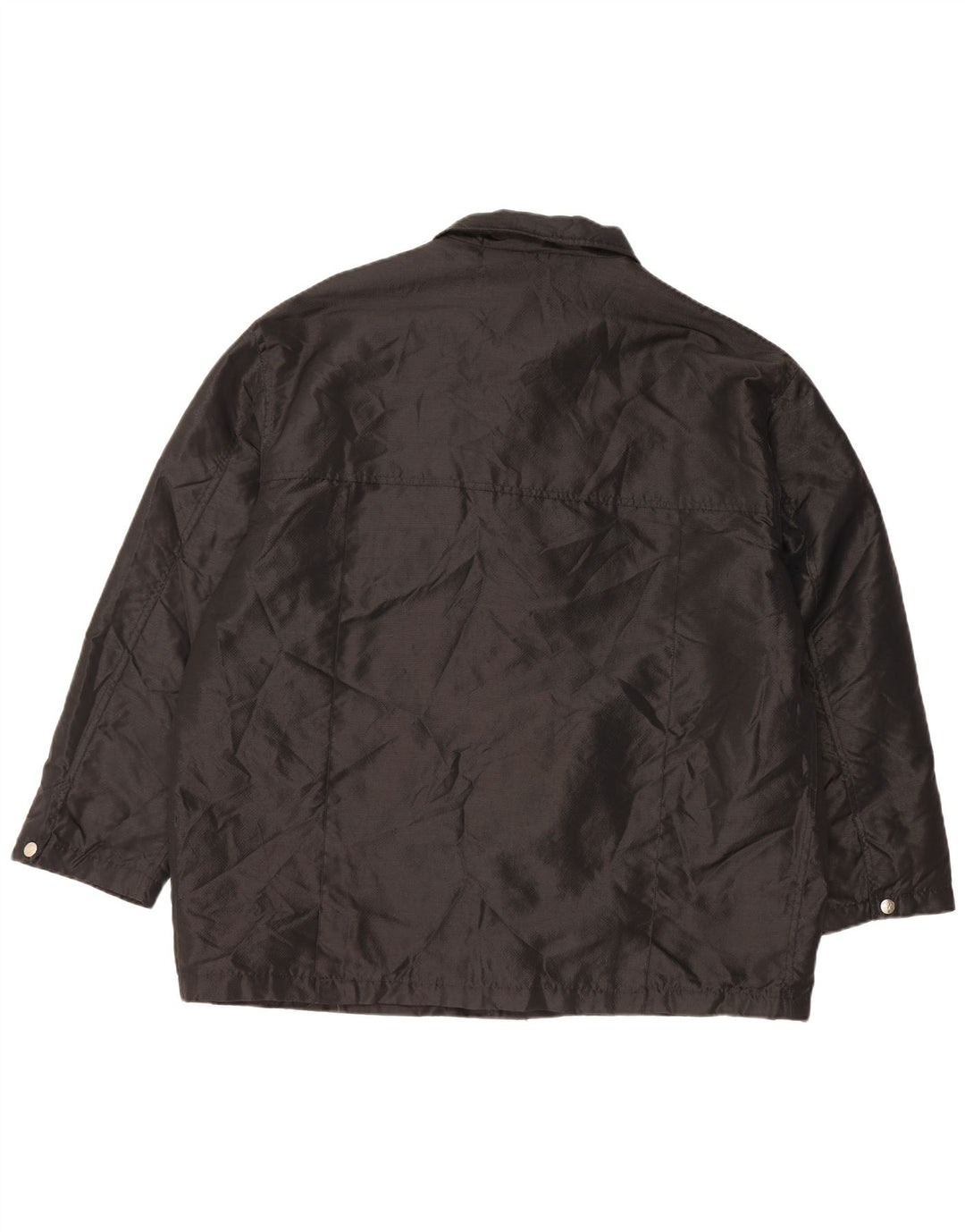 PIERO GUIDI Mens Utility Jacket UK 42 XL Black Nylon