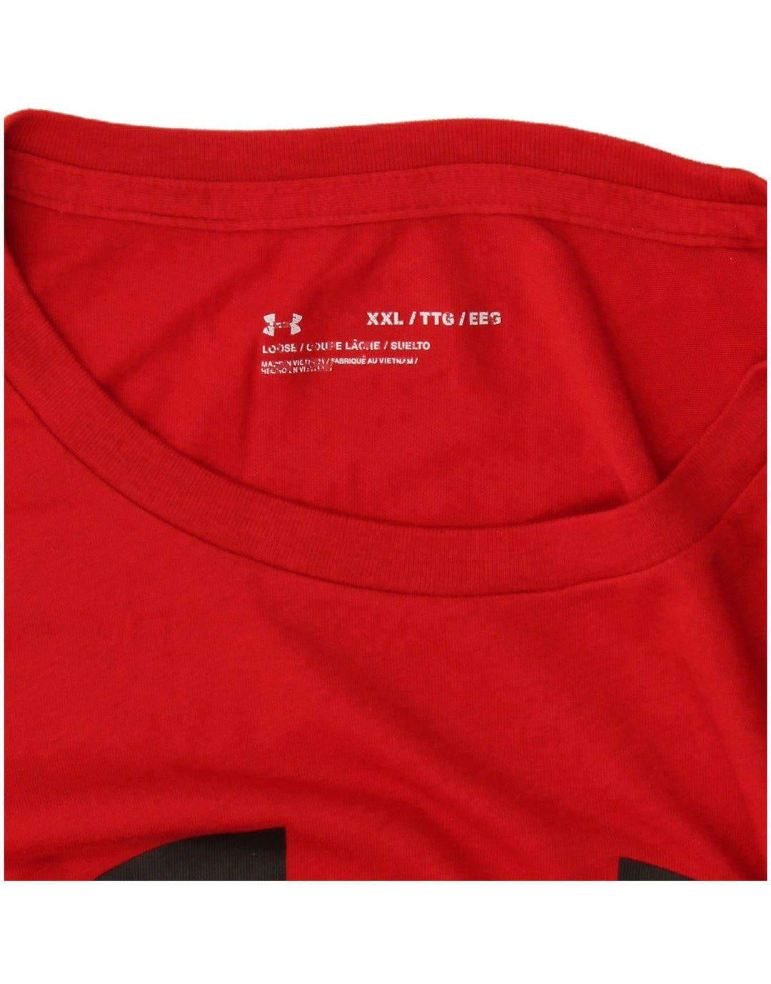 Under Armour Mens Graphic T-Shirt Top 2XL Red