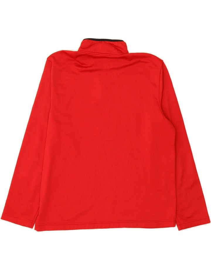 STARTER Mens Zip Neck Pullover Tracksuit Top UK 42/44 Large Red Polyester Vintage Starter and Second-Hand Starter from Messina Hembry 