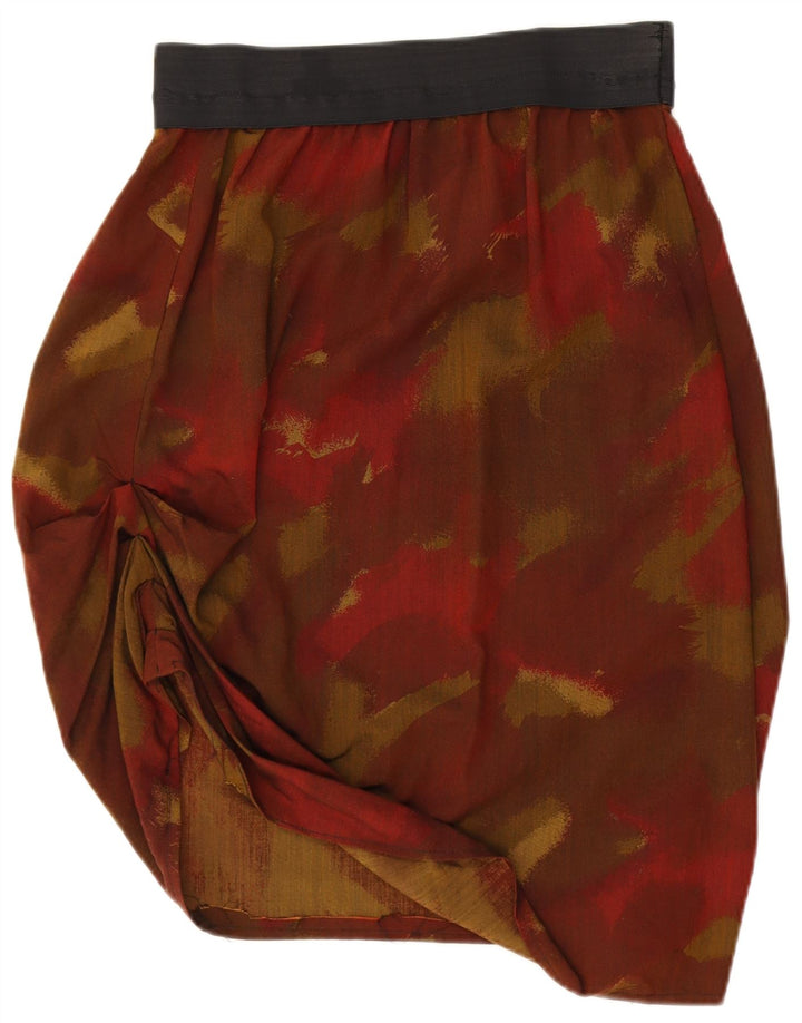 Vintage Womens Bubble Skirt W28 Medium Multicoloured Camouflage
