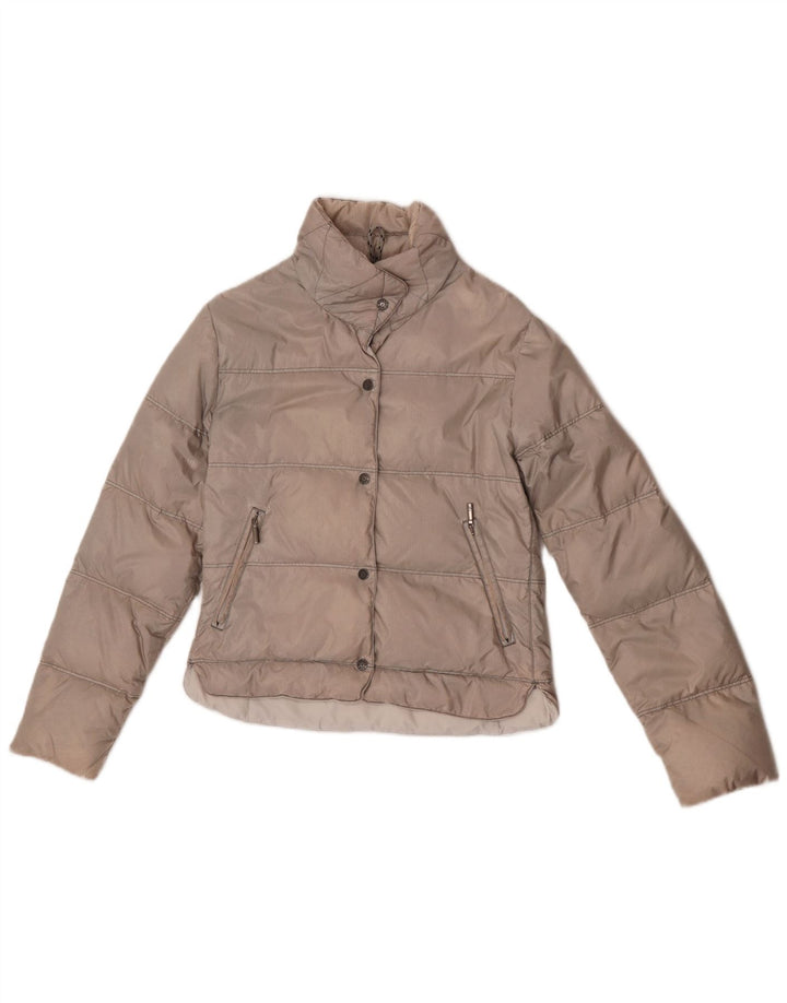 Murphy & Nye Womens Padded Jacket UK 10 Small Beige Polyamide