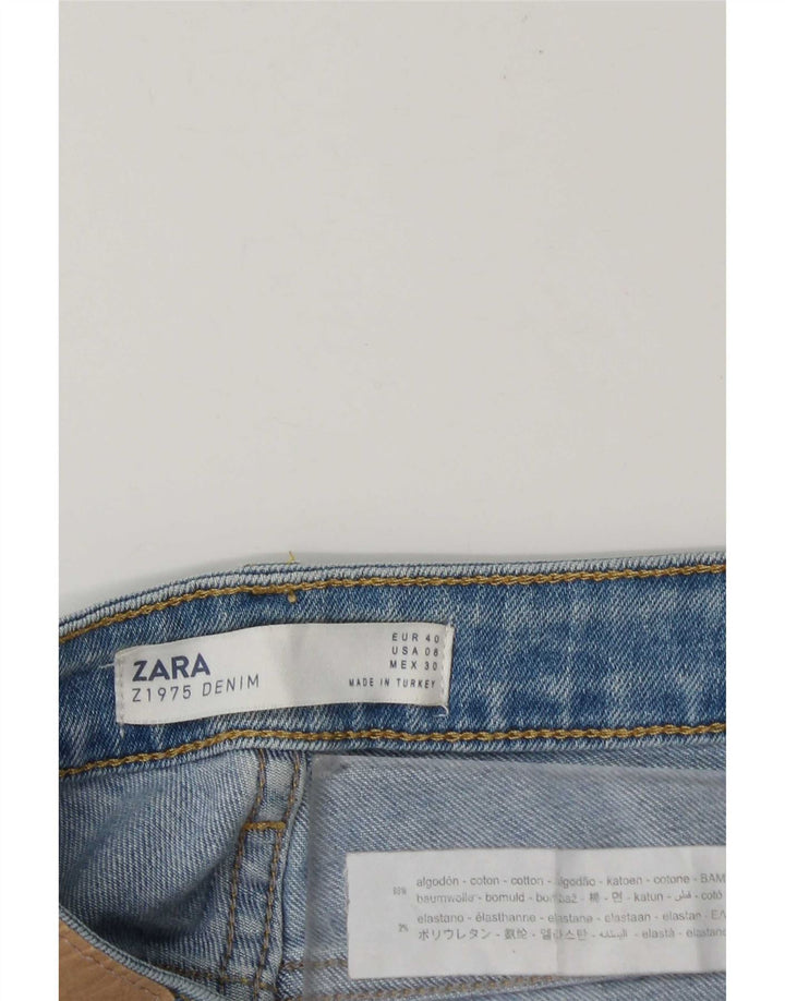 Zara Womens Slim Jeans EU 40 Medium W30 L29 Blue Cotton