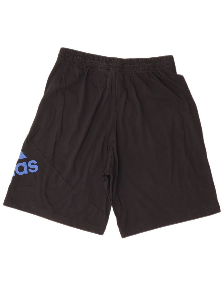 ADIDAS Mens Graphic Sport Shorts Medium  Black Cotton