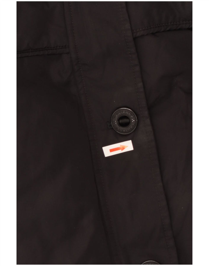 PEUTEREY Womens Padded Coat IT 40 Small Black Polyamide