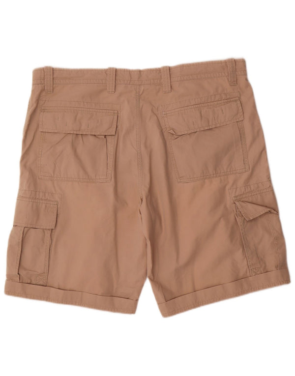 Napapijri Mens Cargo Shorts W40 XL Beige Cotton