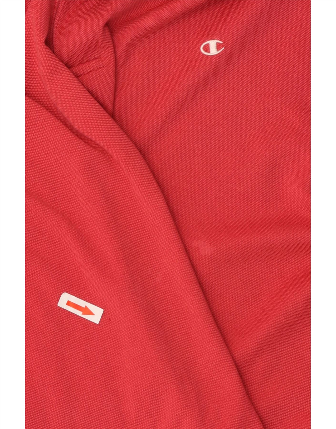 CHAMPION Mens Easy Fit Polo Shirt Large Red