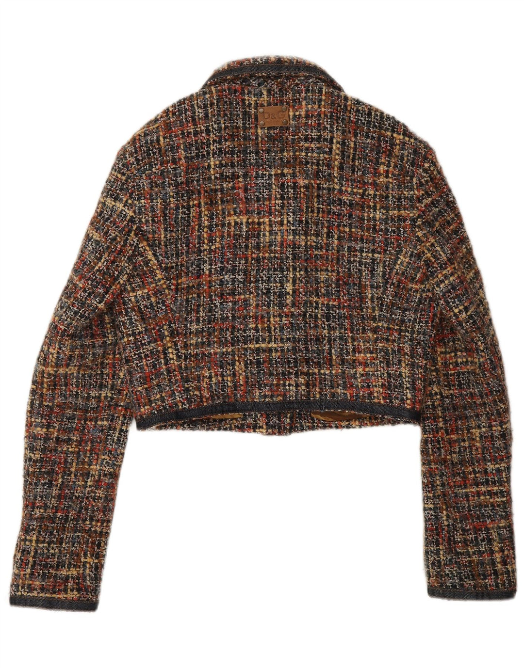 DOLCE & GABBANA Womens Blazer Jacket UK 12 Medium Multicoloured Flecked