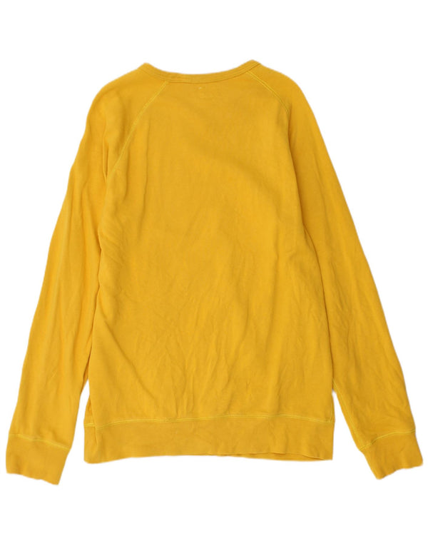 Levi's Mens Sweatshirt Jumper Medium Yellow Cotton