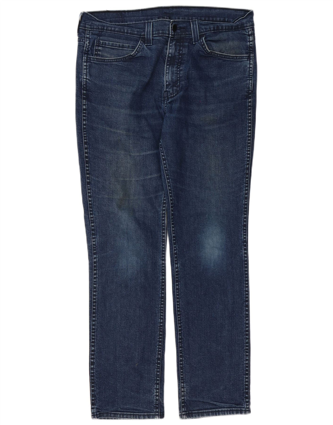 Levi's Mens 511 Slim Jeans W34 L32 Navy Blue Cotton