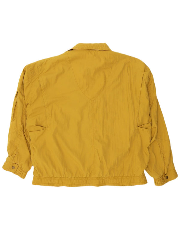 VINTAGE Womens Utility Jacket IT 54 3XL Yellow Polyester