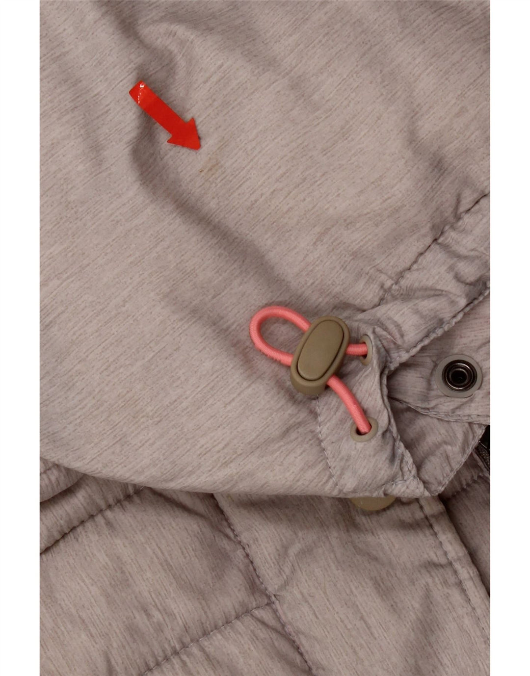Superdry Womens Hooded Padded Jacket UK 14 Large Grey Polyester