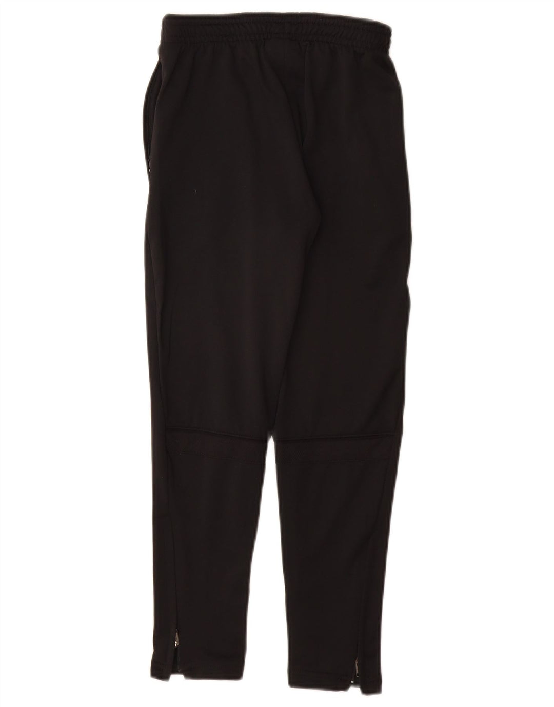 NIKE Boys Tracksuit Trousers 8-9 Years Small Black Polyester
