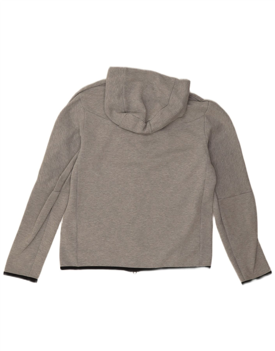 Nike Mens Zip Hoodie Sweater Medium Grey Flecked Cotton